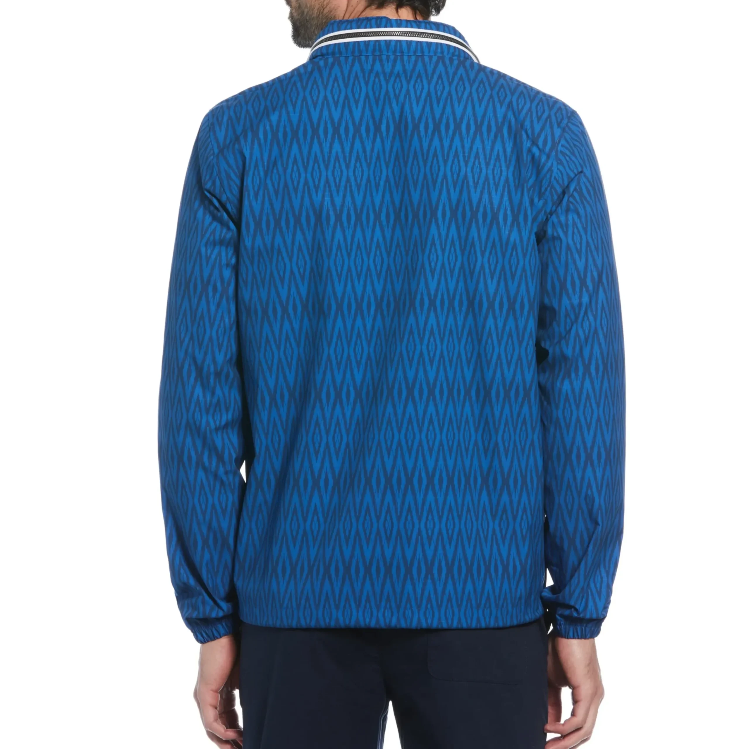 Allover Diamond Print Ratner Jacket