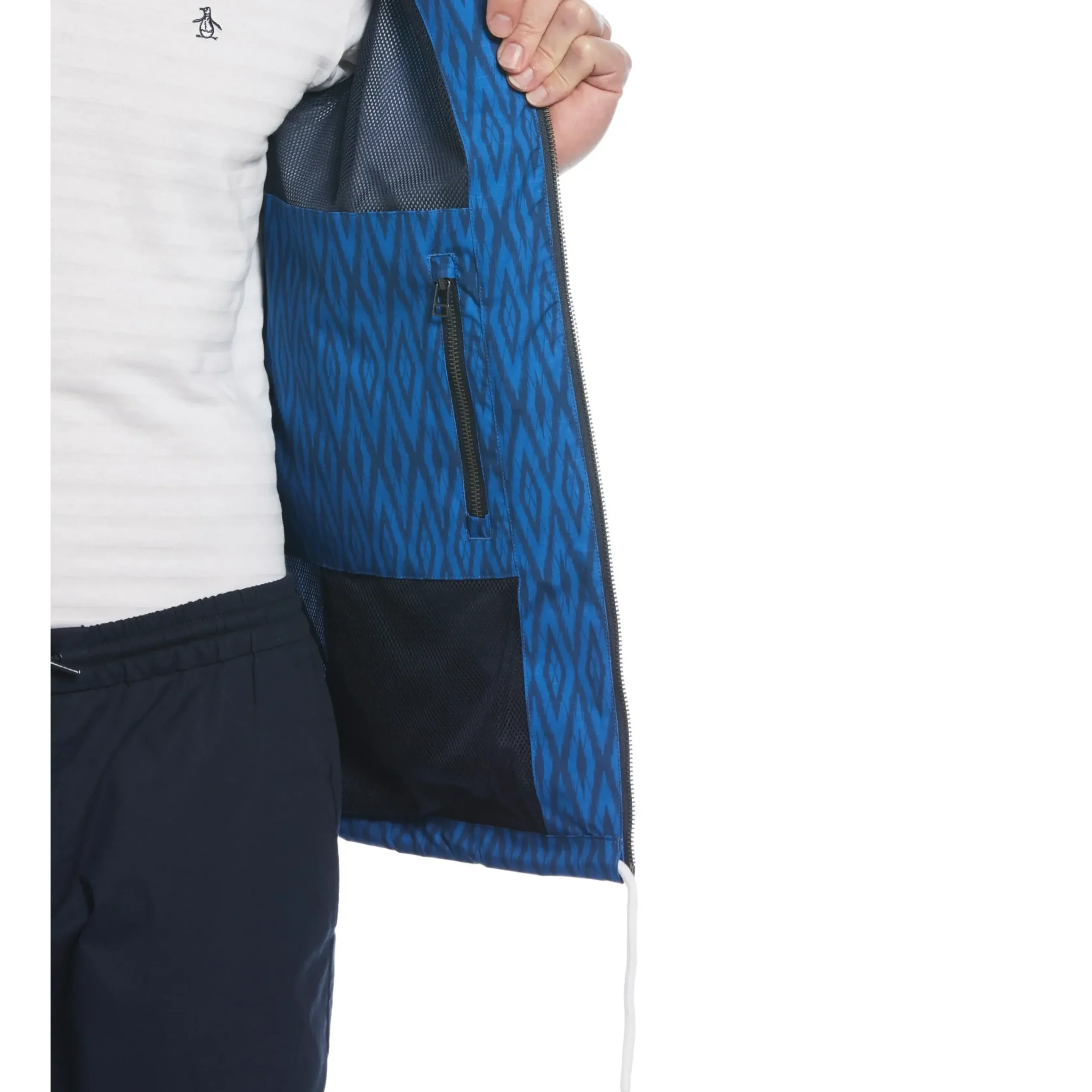 Allover Diamond Print Ratner Jacket
