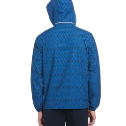 Allover Diamond Print Ratner Jacket