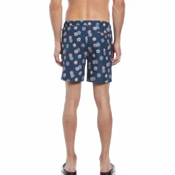 Allover Hibiscus Print Swim Short