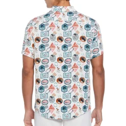 All-over Vacay Print Shirt