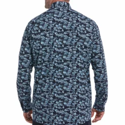 Big & Tall EcoVero™ Scenic Print Stretch Shirt