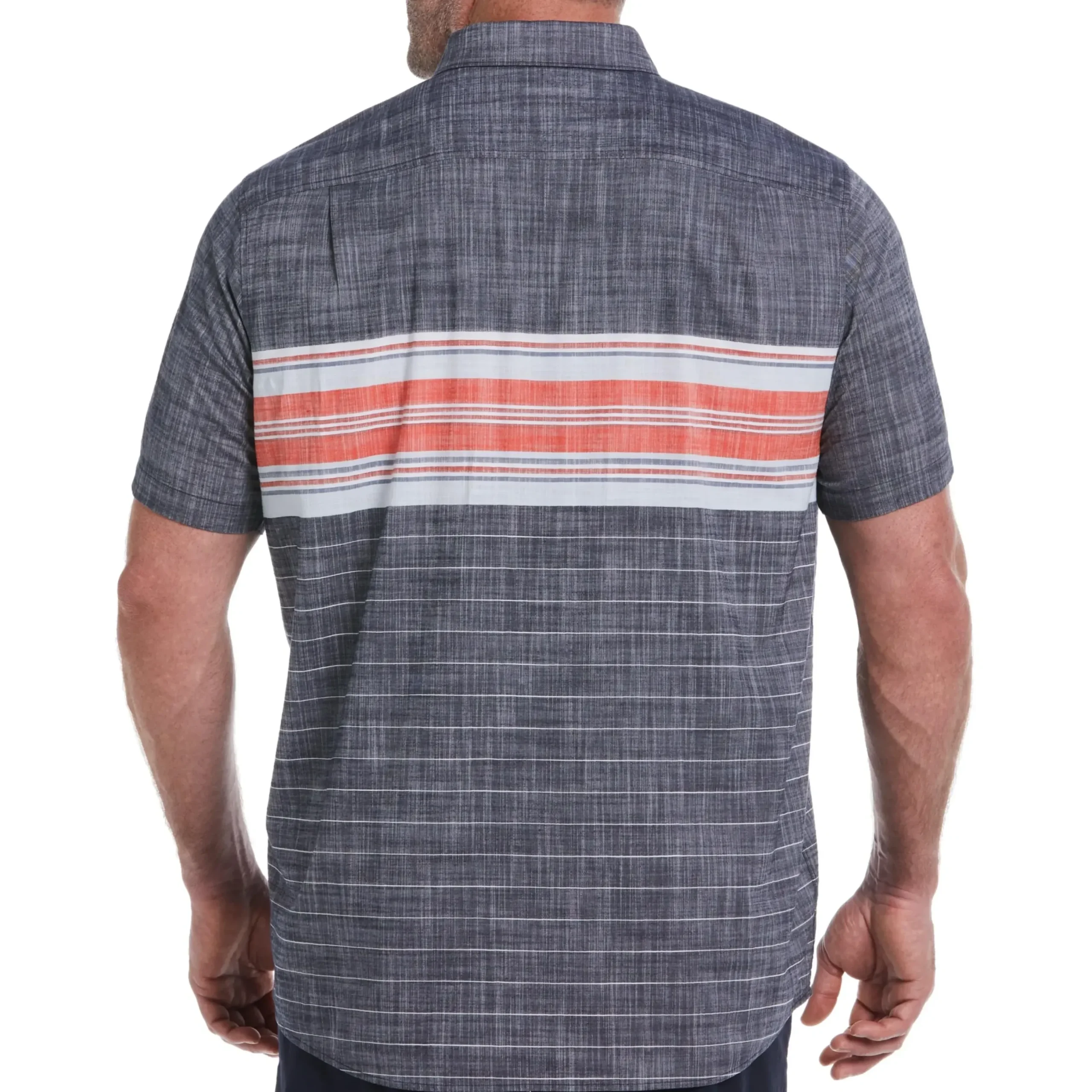 Big & Tall Engineered Chest Stripe Shirt