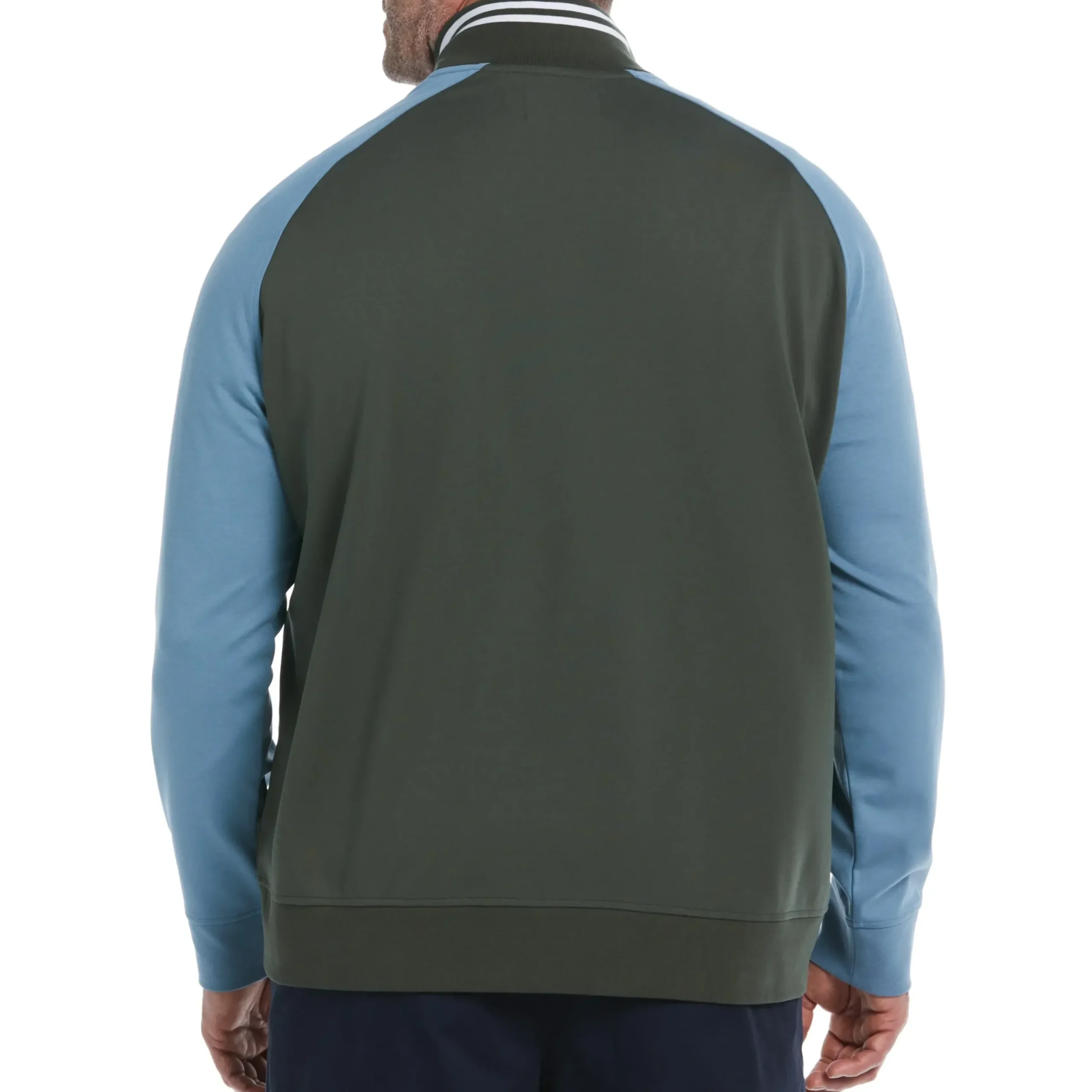 Big & Tall 1/4 Zip Color Block Jacket