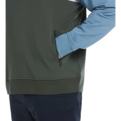 Big & Tall 1/4 Zip Color Block Jacket
