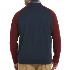 Big & Tall 1/4 Zip Color Block Jacket