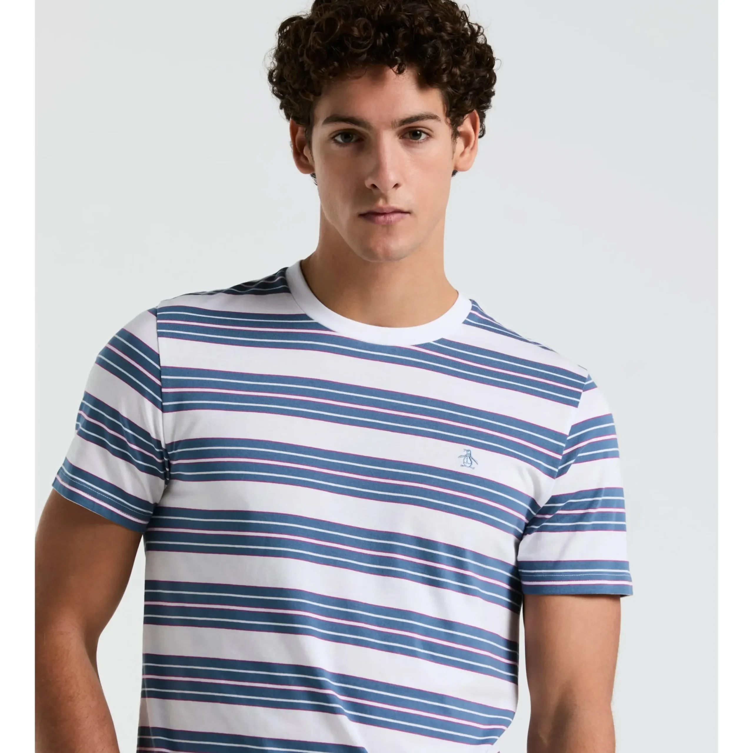 Birdseye Pique Chest Stripe Tee