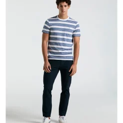 Birdseye Pique Chest Stripe Tee
