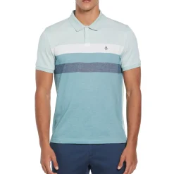 Birdseye Pique Stripe Polo