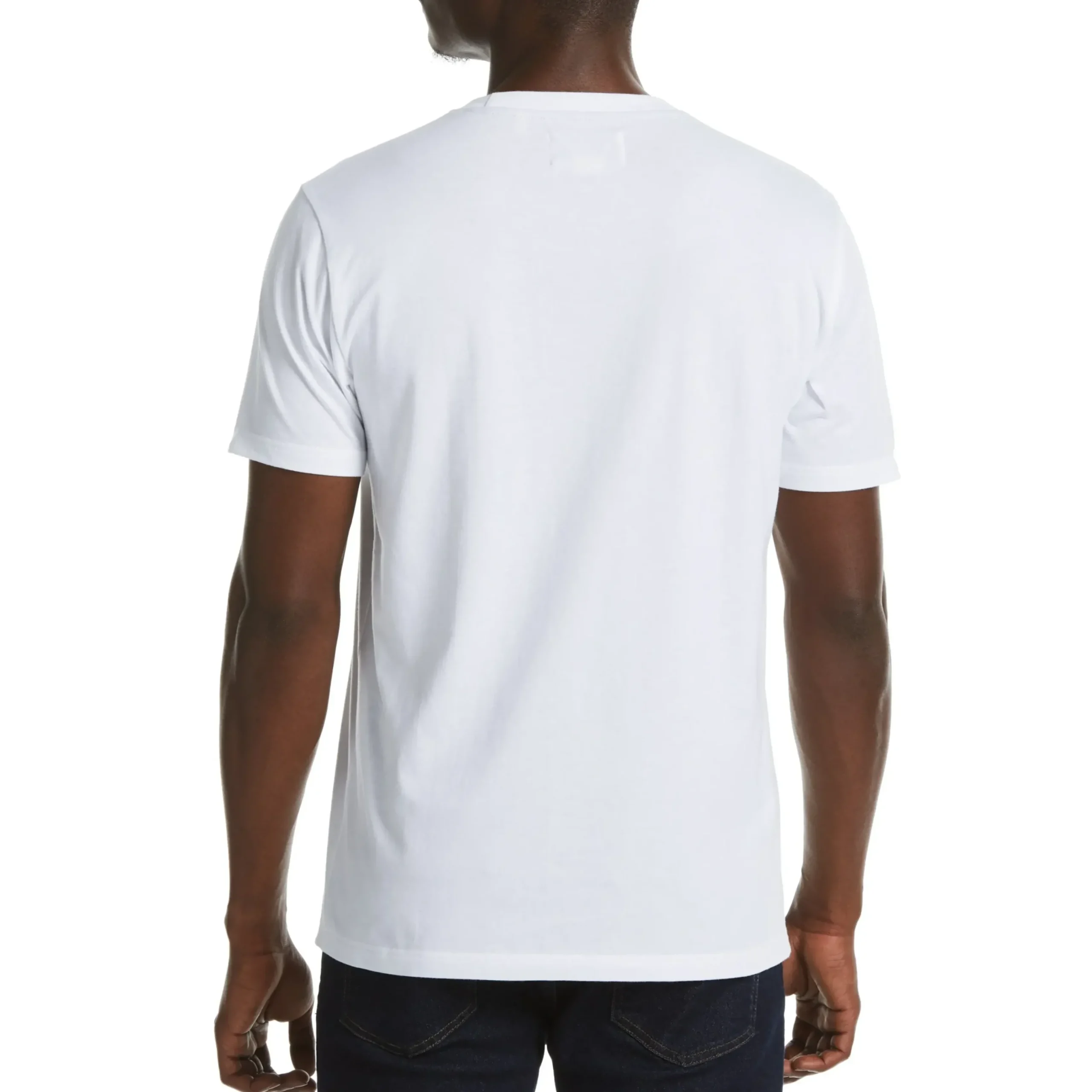 Chambray Trim Pocket Tee