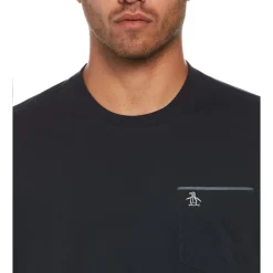 Chambray Trim Pocket Tee