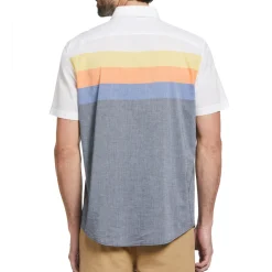 Color Block Stripe Shirt