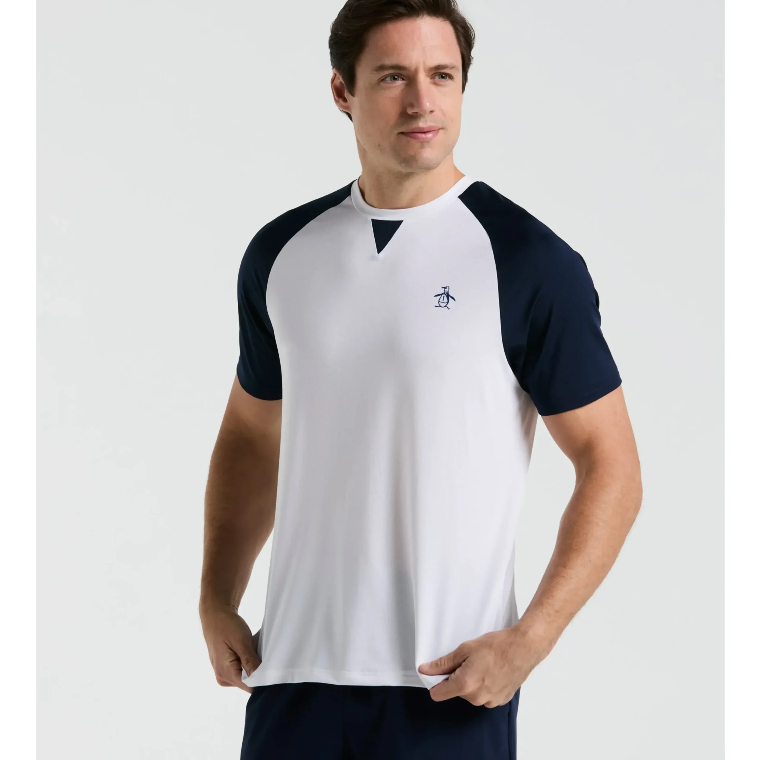 Core Blocked Performance Tennis Tee