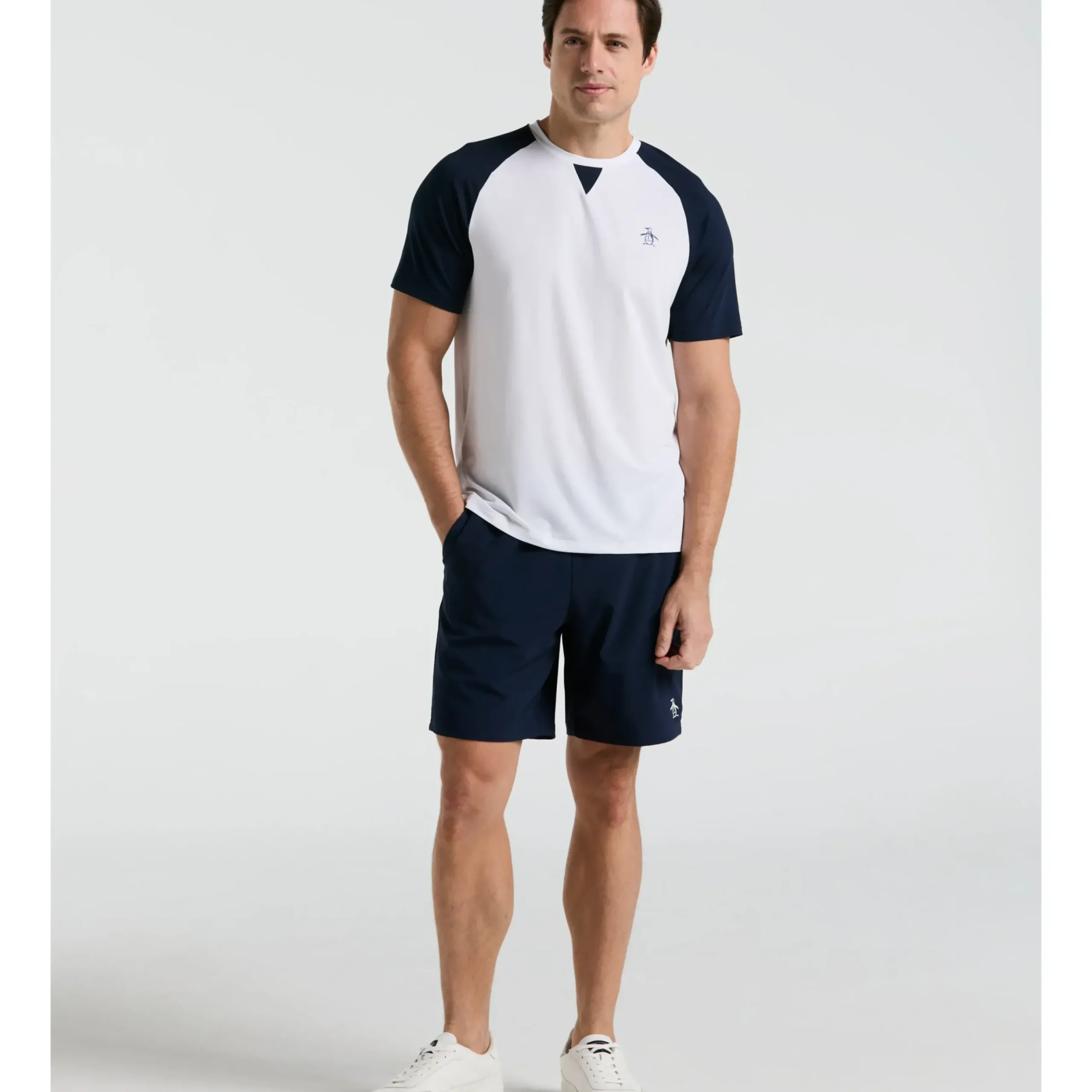 Core Blocked Performance Tennis Tee