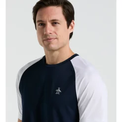 Core Blocked Performance Tennis Tee