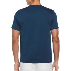 Cotton Jersey Yarn Dyed Chest Stripe Tee