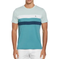 Cotton Jersey Yarn Dyed Chest Stripe Tee
