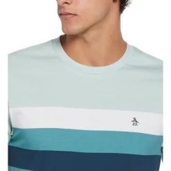Cotton Jersey Yarn Dyed Chest Stripe Tee