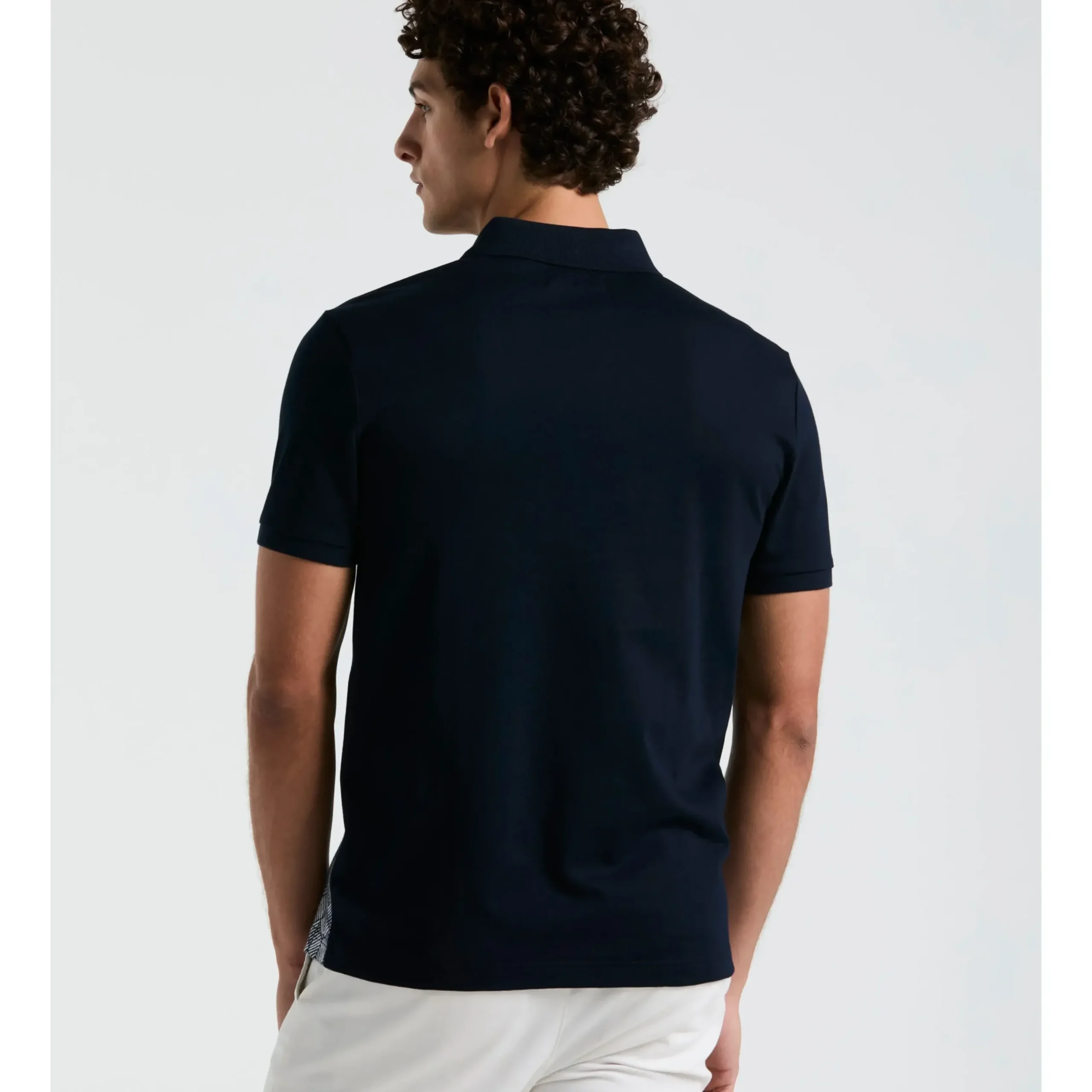 Diamond Jacquard Front Polo