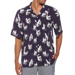 Ecovero™ Cranes Print Shirt