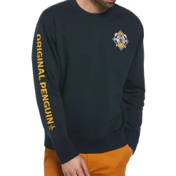 Embroidered Golf Clubs Fleece Sweater