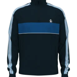 Fleece 1/4 Zip Striped Sweater