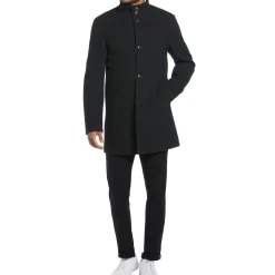 Gunmetal Palmas Herringbone Coat