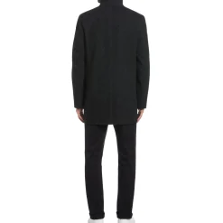 Gunmetal Palmas Herringbone Coat
