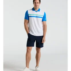 Heritage Blocked Performance Tennis Tee