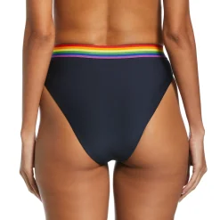 High Waist Pride Solid Bikini Bottom