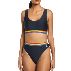 High Waist Pride Solid Bikini Bottom