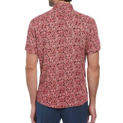 Holly Leaf Print Soft Shirt