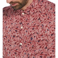 Holly Leaf Print Soft Shirt