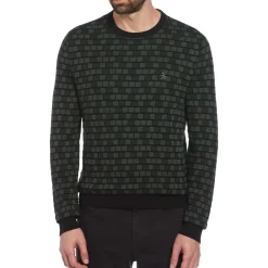 Jacquard Check Sweater