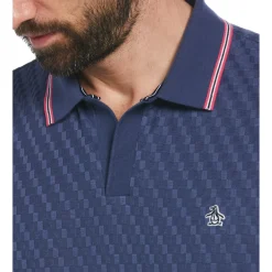 Jacquard Johnny Collar Polo