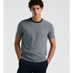 Jacquard Stripe Tee