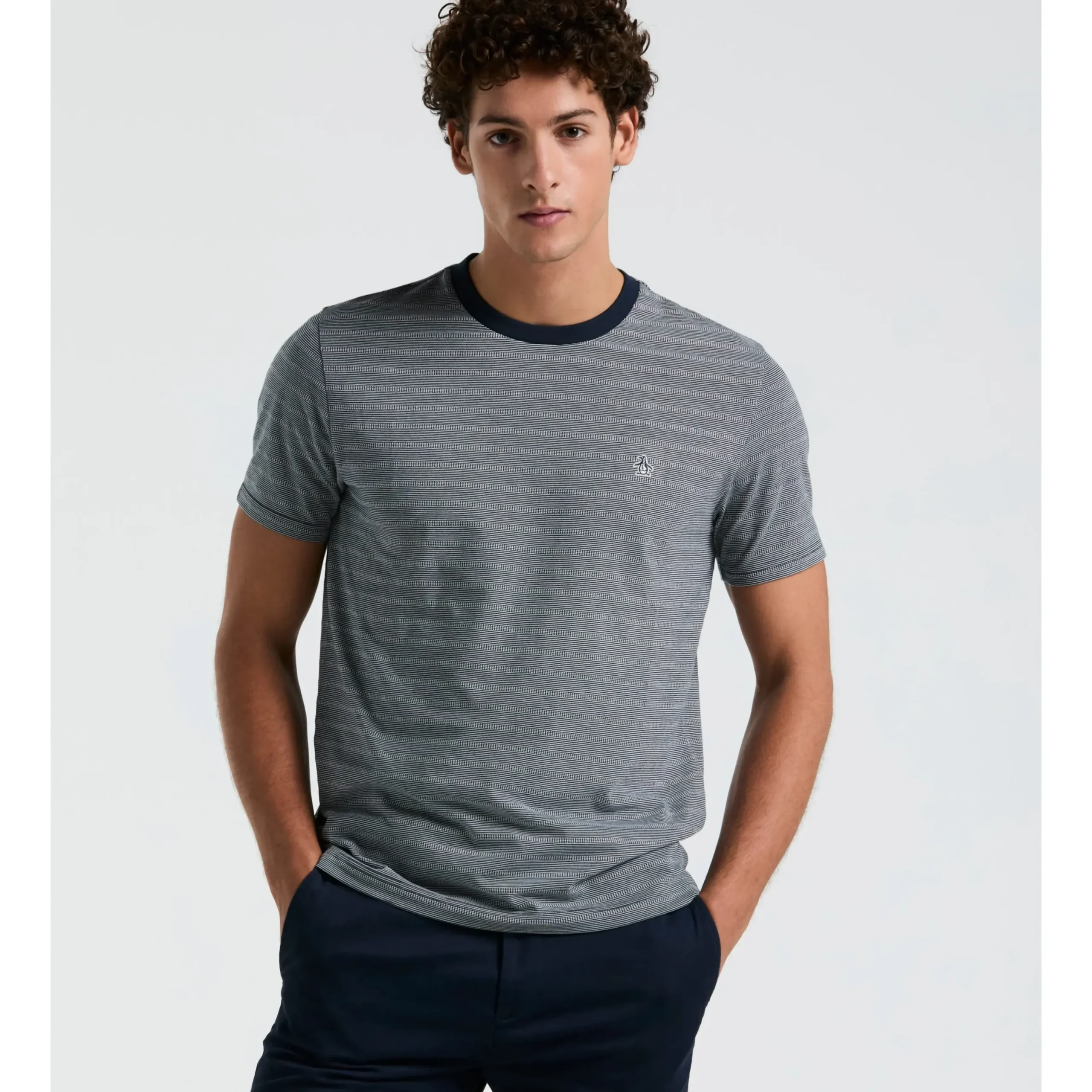 Jacquard Stripe Tee