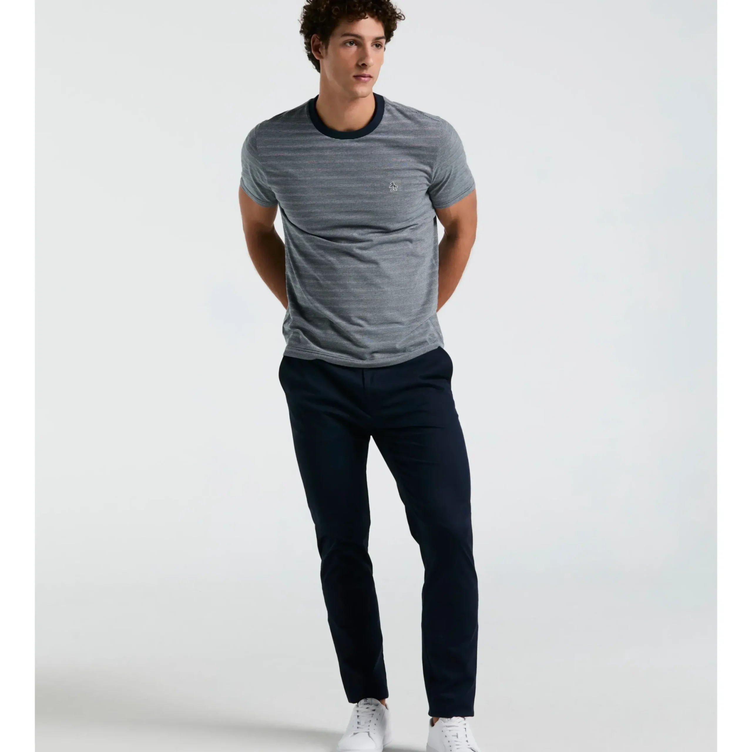 Jacquard Stripe Tee