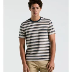 Jacquard Stripe Tee
