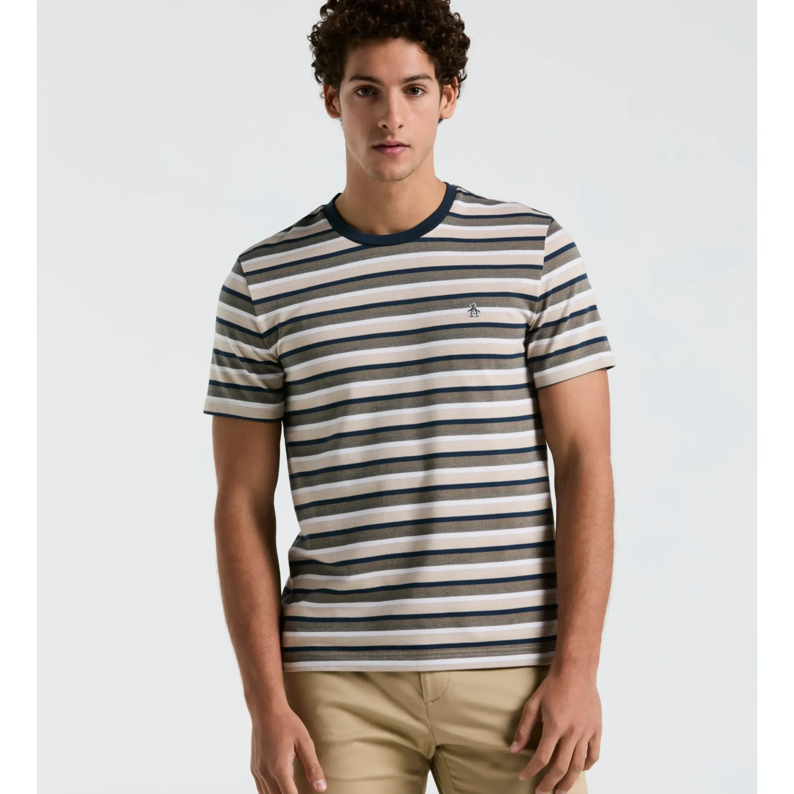 Jacquard Stripe Tee