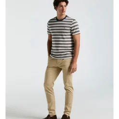 Jacquard Stripe Tee