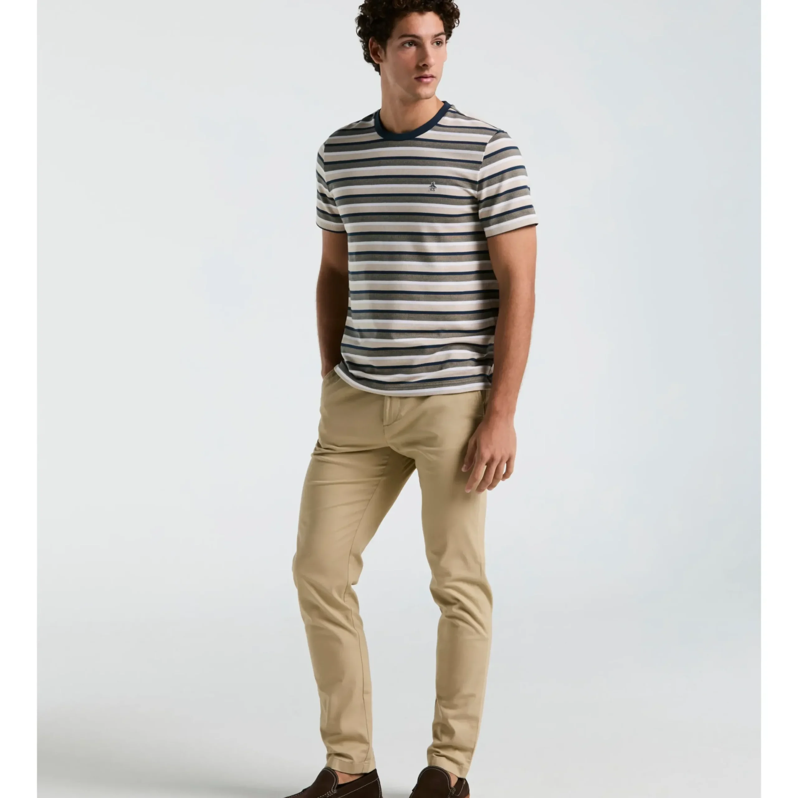 Jacquard Stripe Tee