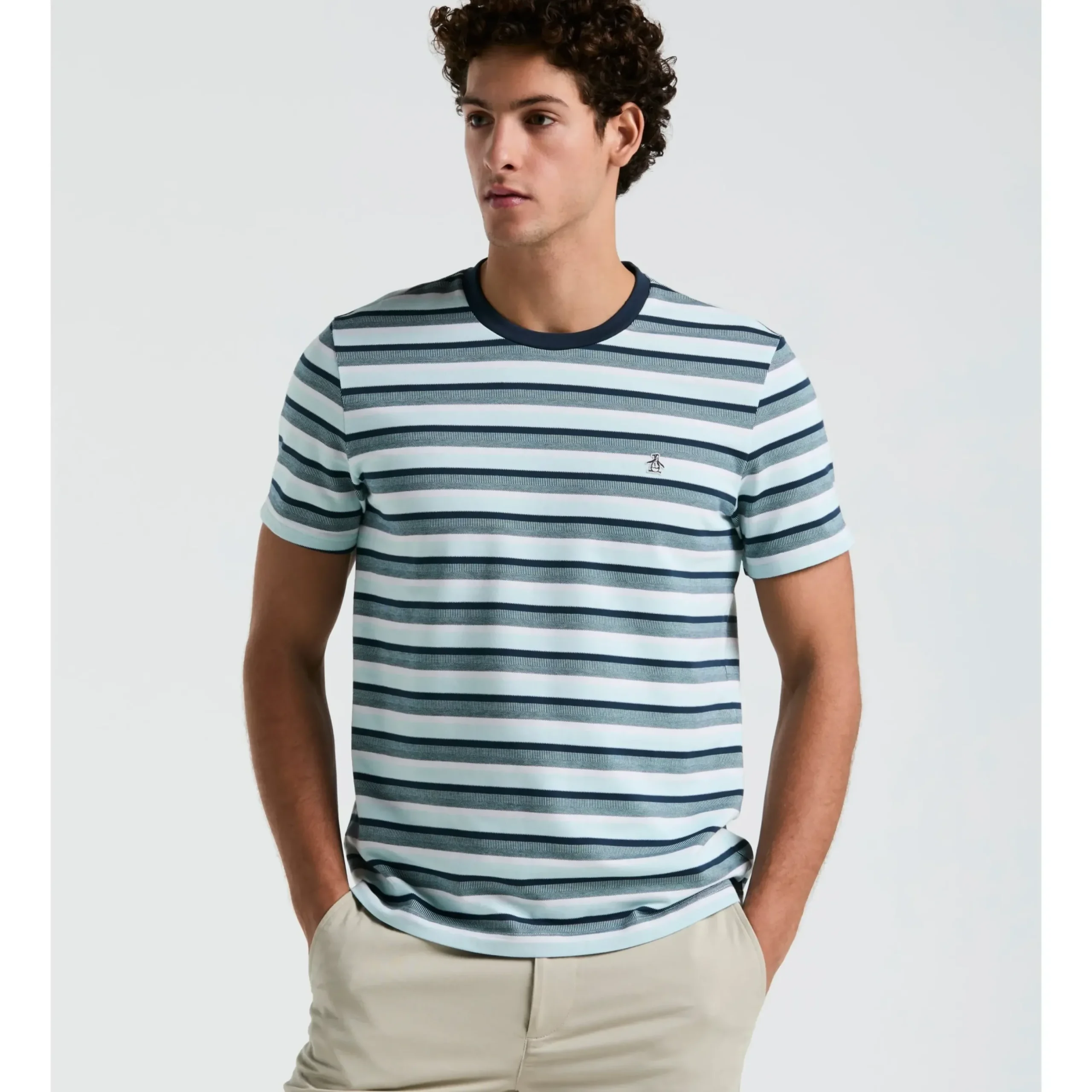Jacquard Stripe Tee