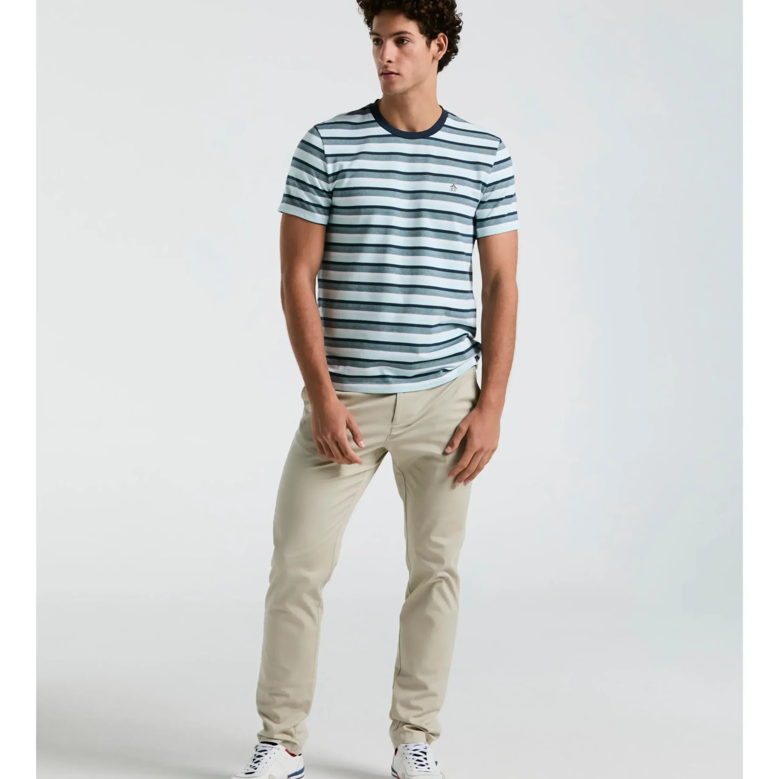 Jacquard Stripe Tee