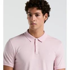 Jersey All-Over Diamond Ditsy Print Polo