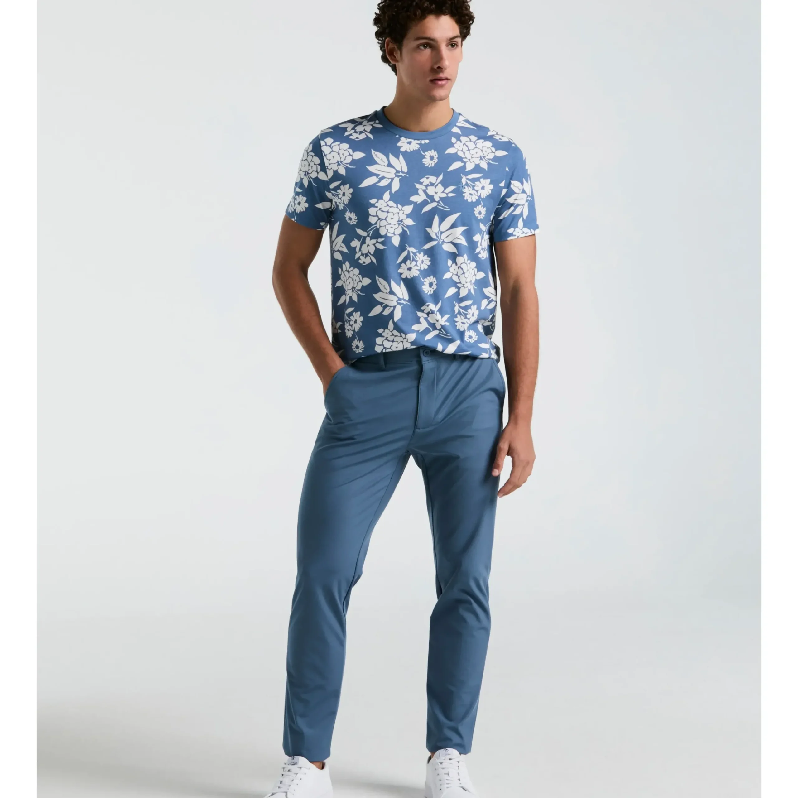 Jersey All-Over Floral Tee