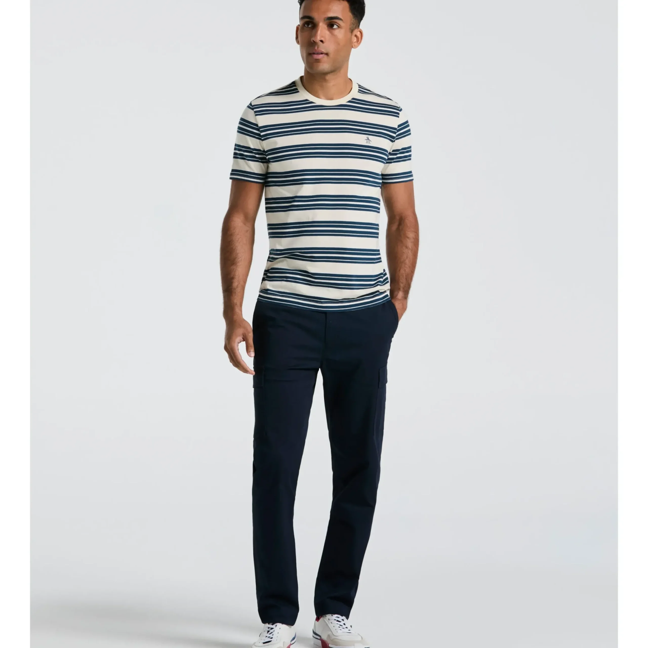 Jersey All-Over Stripe Tee
