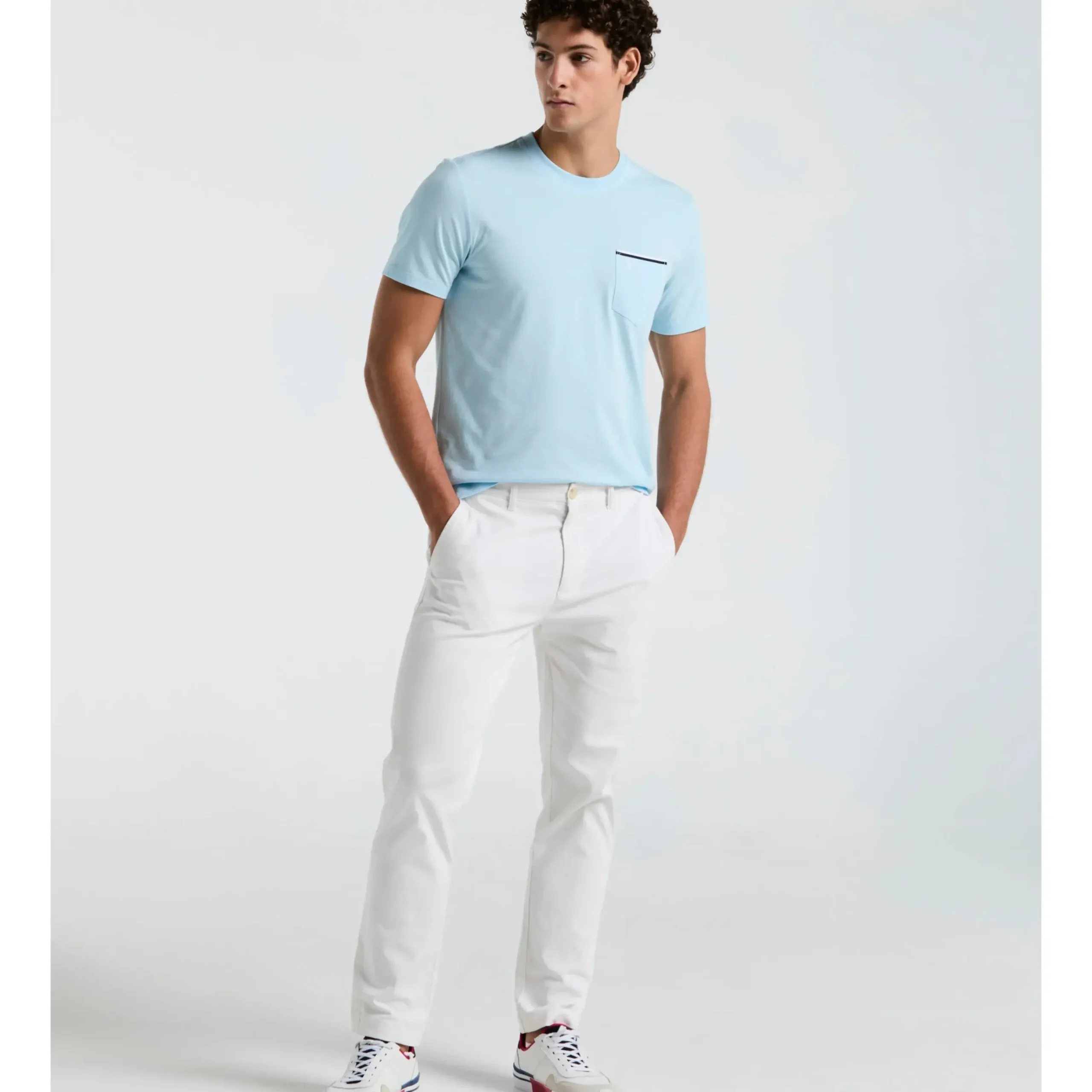 Jersey Earl Tape Tipped Pocket Tee