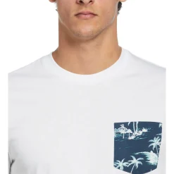 Jersey Woven Pocket Island Tee