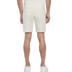 Linen Blend Floral Print Short